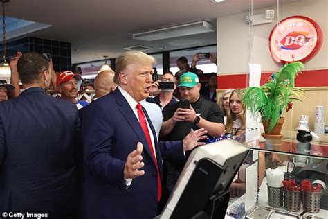 trump at dairy queen|Trump asks what the hell is a Blizzard at Dairy Queen in Iowa